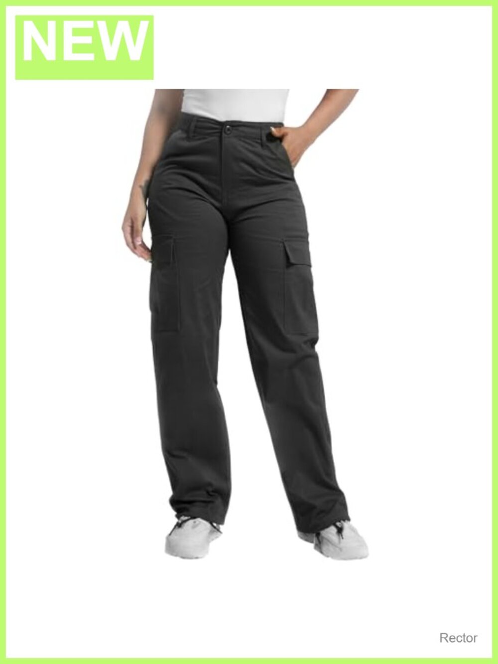 Baggy Cargo Pants Relaxed Fit Cotton Hiking Pants with 6 Pockets